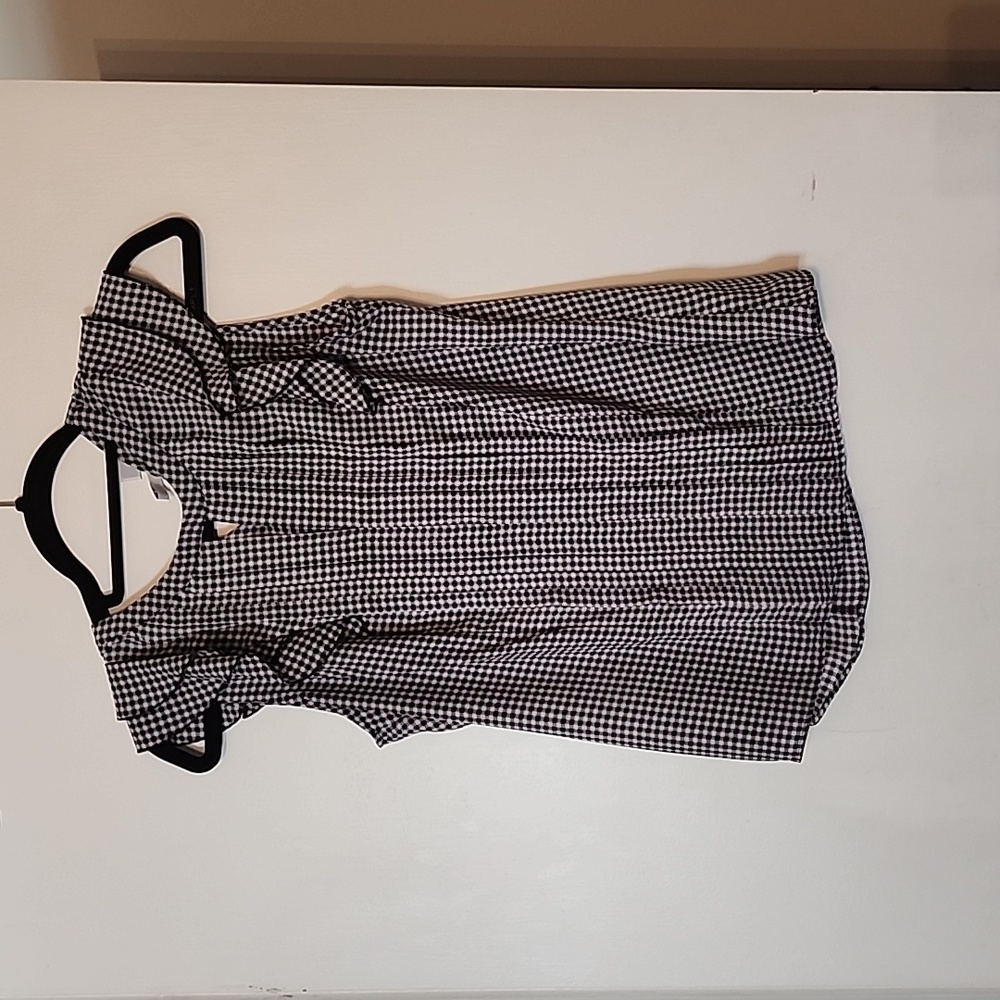 Women's Dressy Houndstooth Tank Top, Elle, Size small